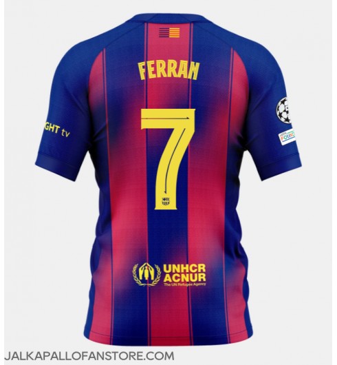Barcelona Ferran Torres #7 Kotipaita 2025-26 Lyhythihainen Barcelona Ferran Torres #7 Kotipaita 2025-26 Lyhythihainen